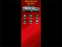 Tablet Screenshot of main-street-motors.com